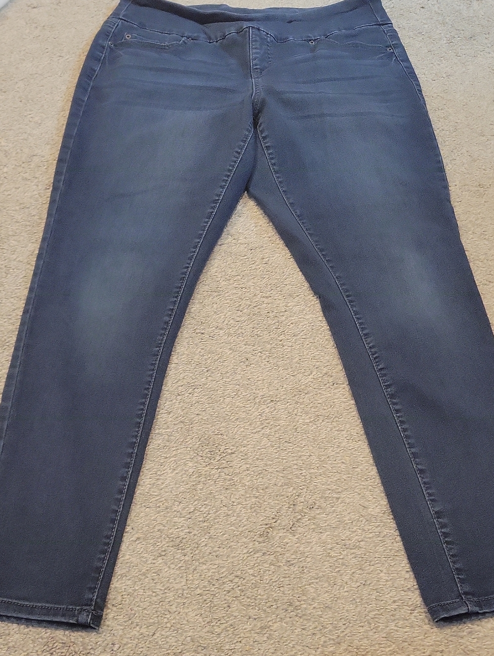 Women's Stretch Jeggings in Dark Blue